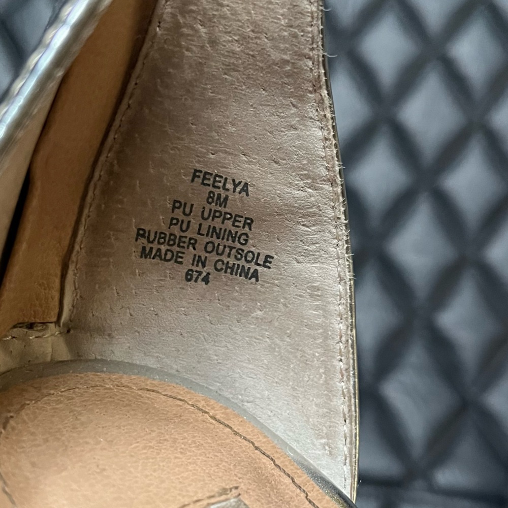 Steve Madden Feelya Strappy High Heels Size 8 Silver - Picture 4 of 8